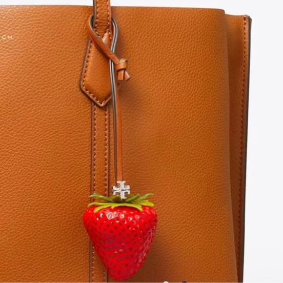 Tory Burch Strawberry Bag Charm New in Box - Picture 4 of 7